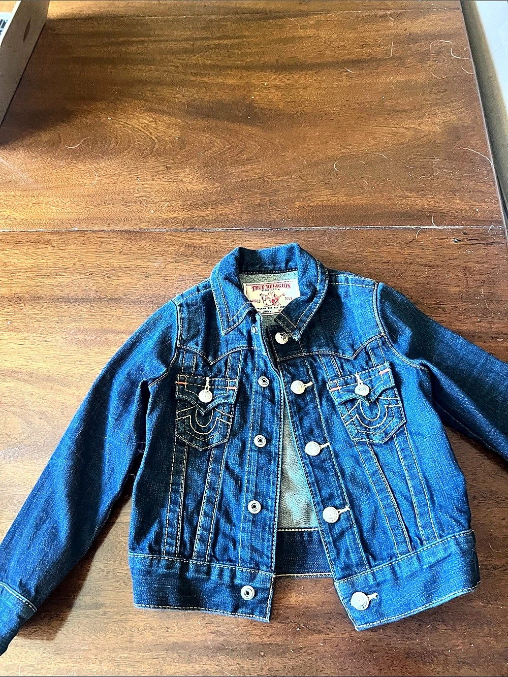 True Religion Jimmy Denim Jacket Boys XS Blue